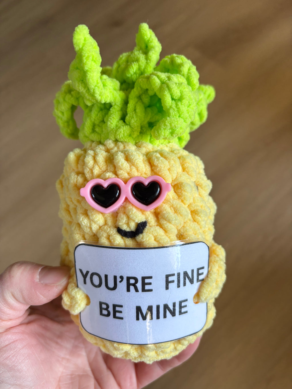 Punny pineapple plushie