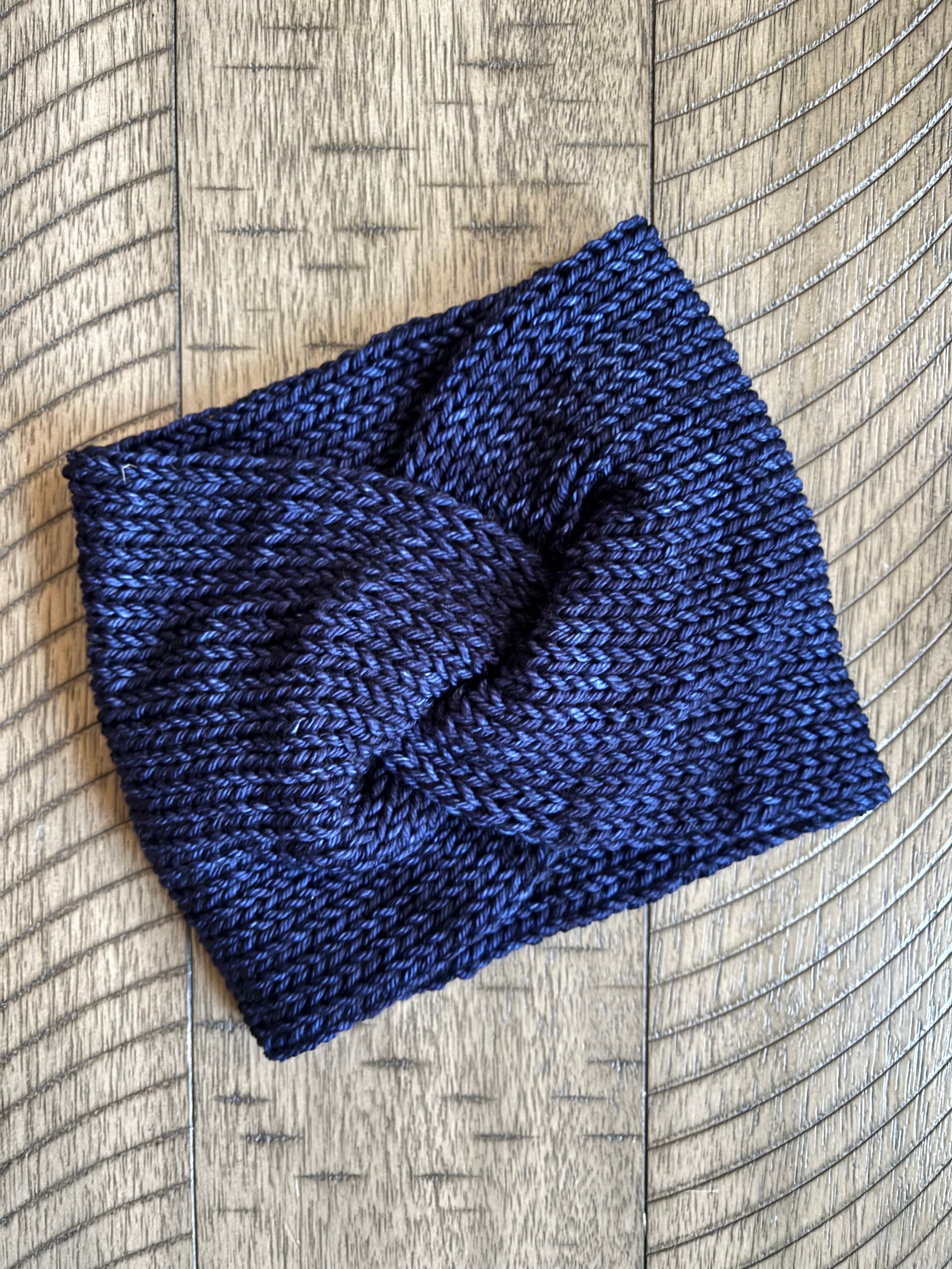 Merino wool headband - Royal Navy