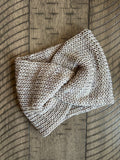 Merino wool ear warmer/headband - mushroom