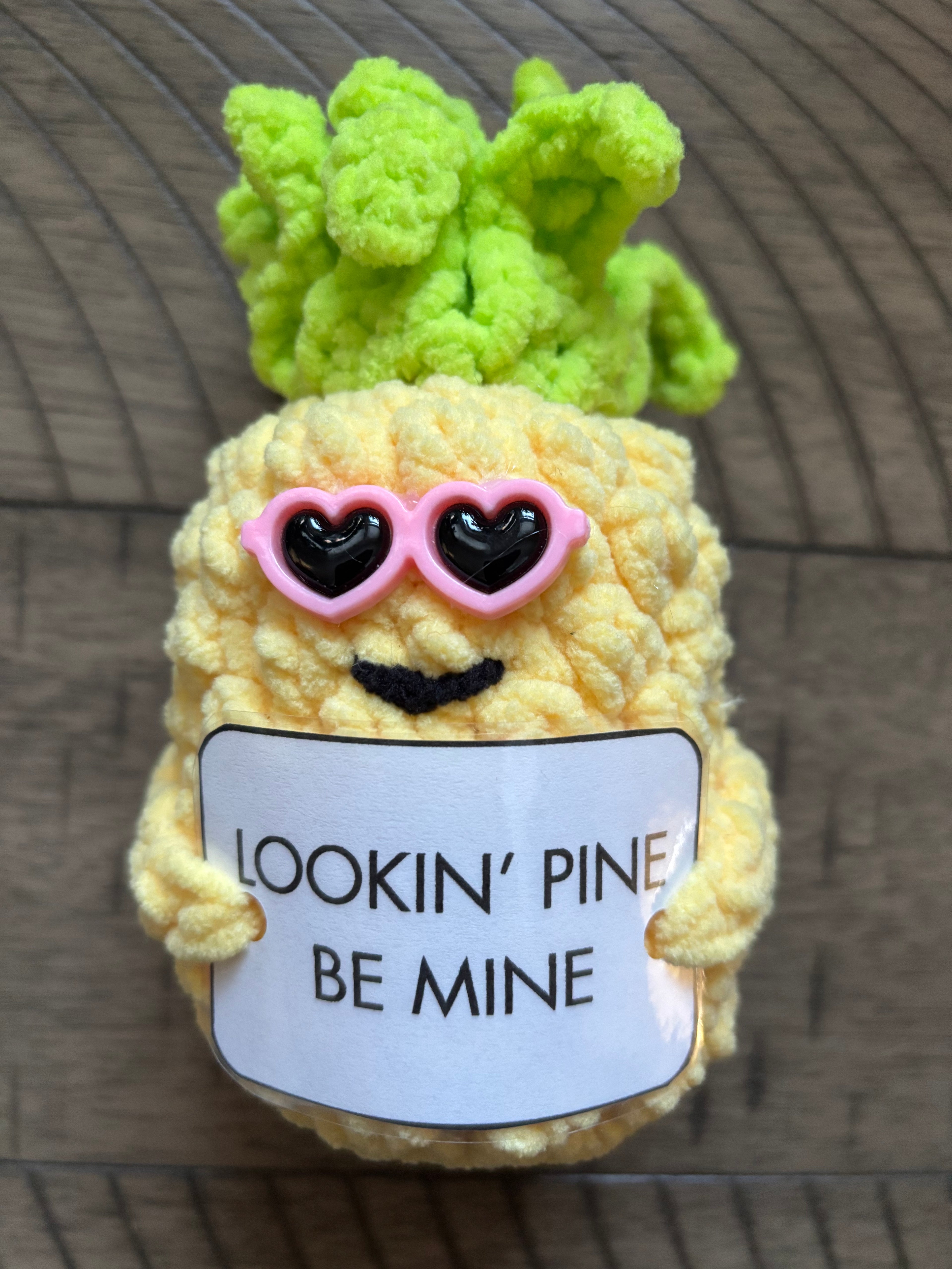 Punny pineapple plushie