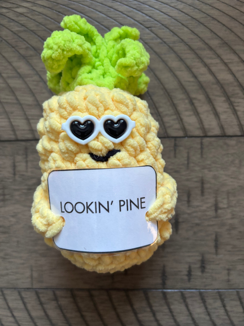 Punny pineapple plushie