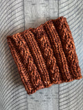 Luxury merino wool cowl - camel