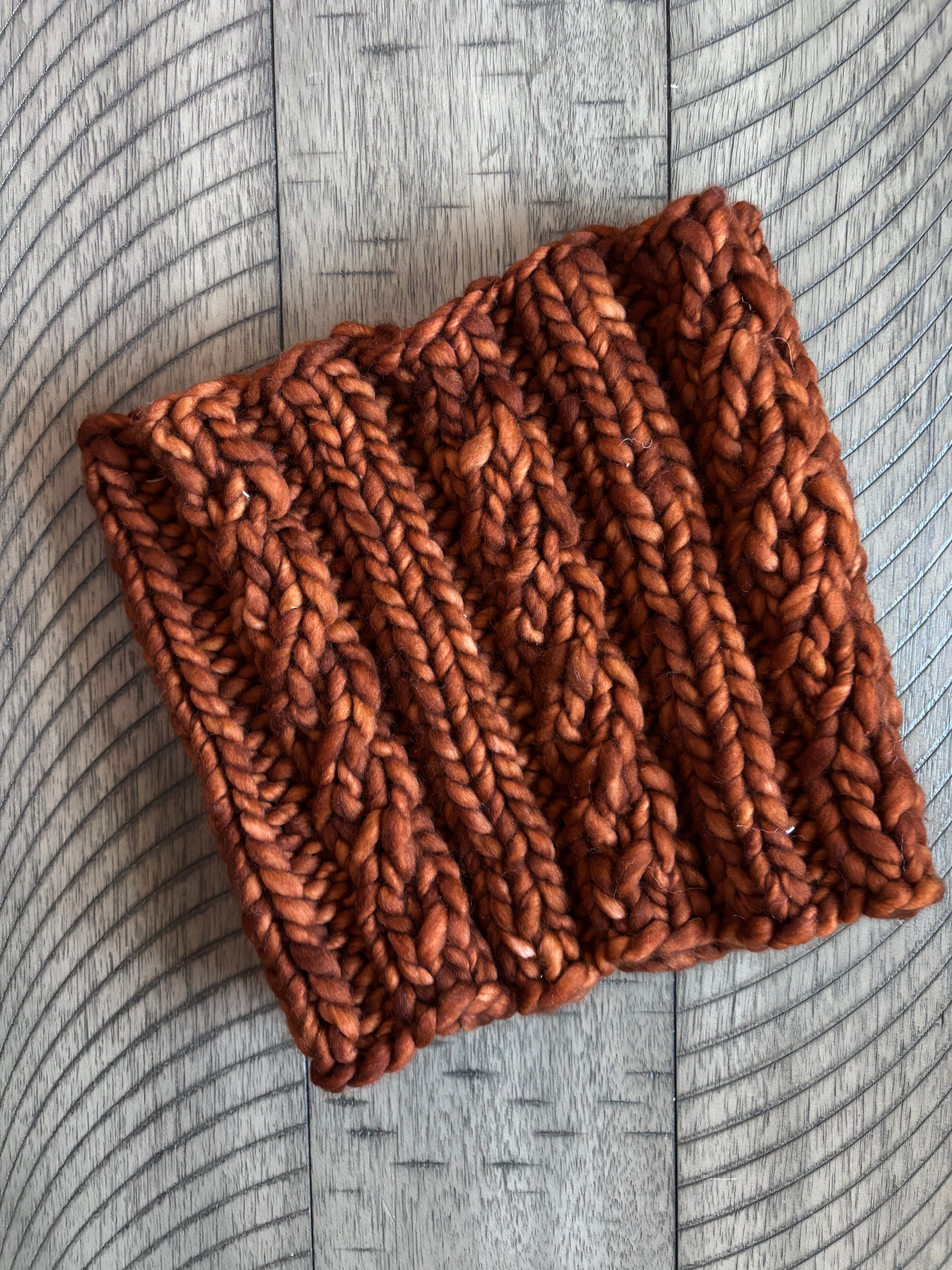 Luxury merino wool cowl - camel