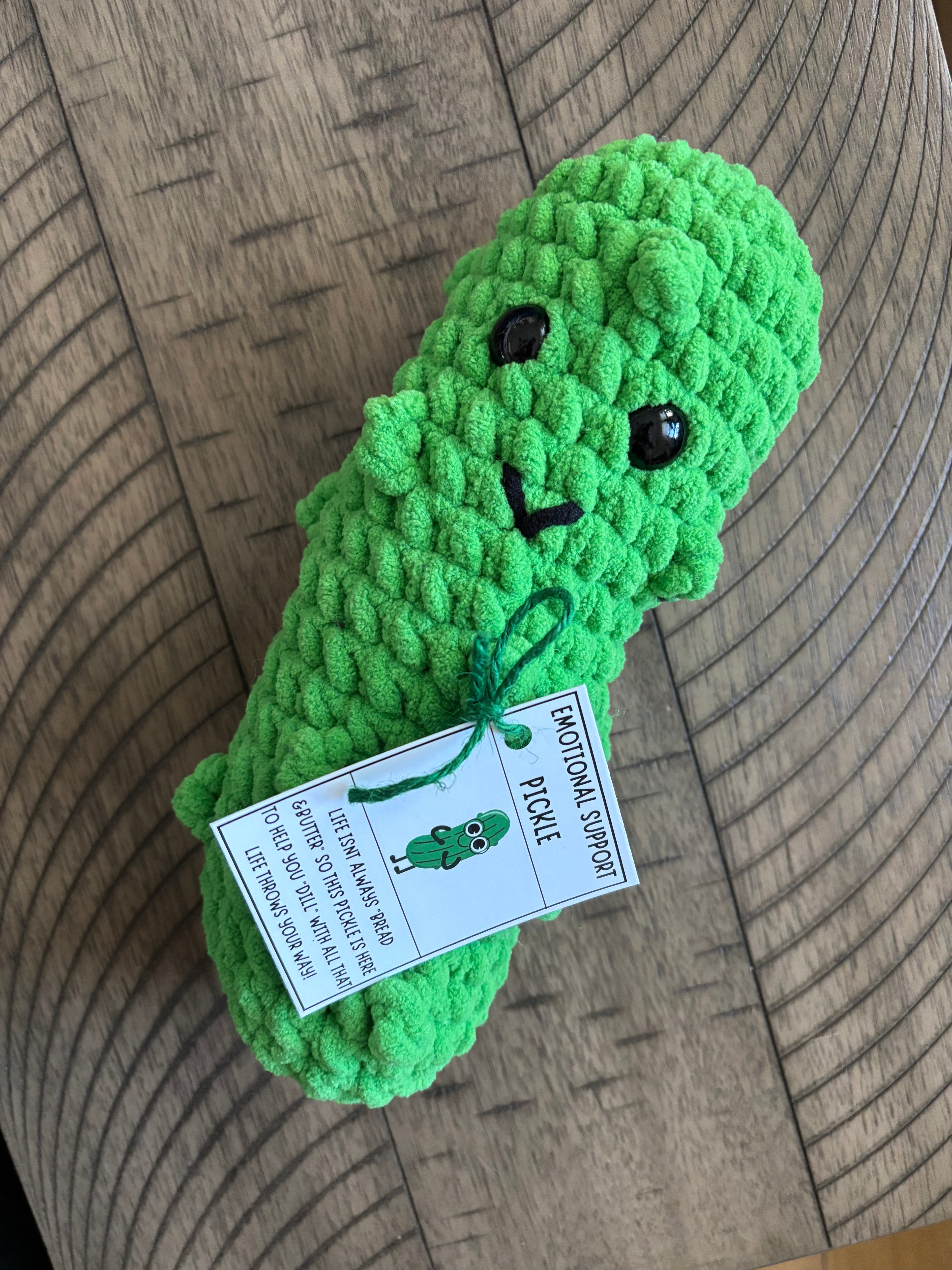 DIY Crochet kit - Emotional support pickle