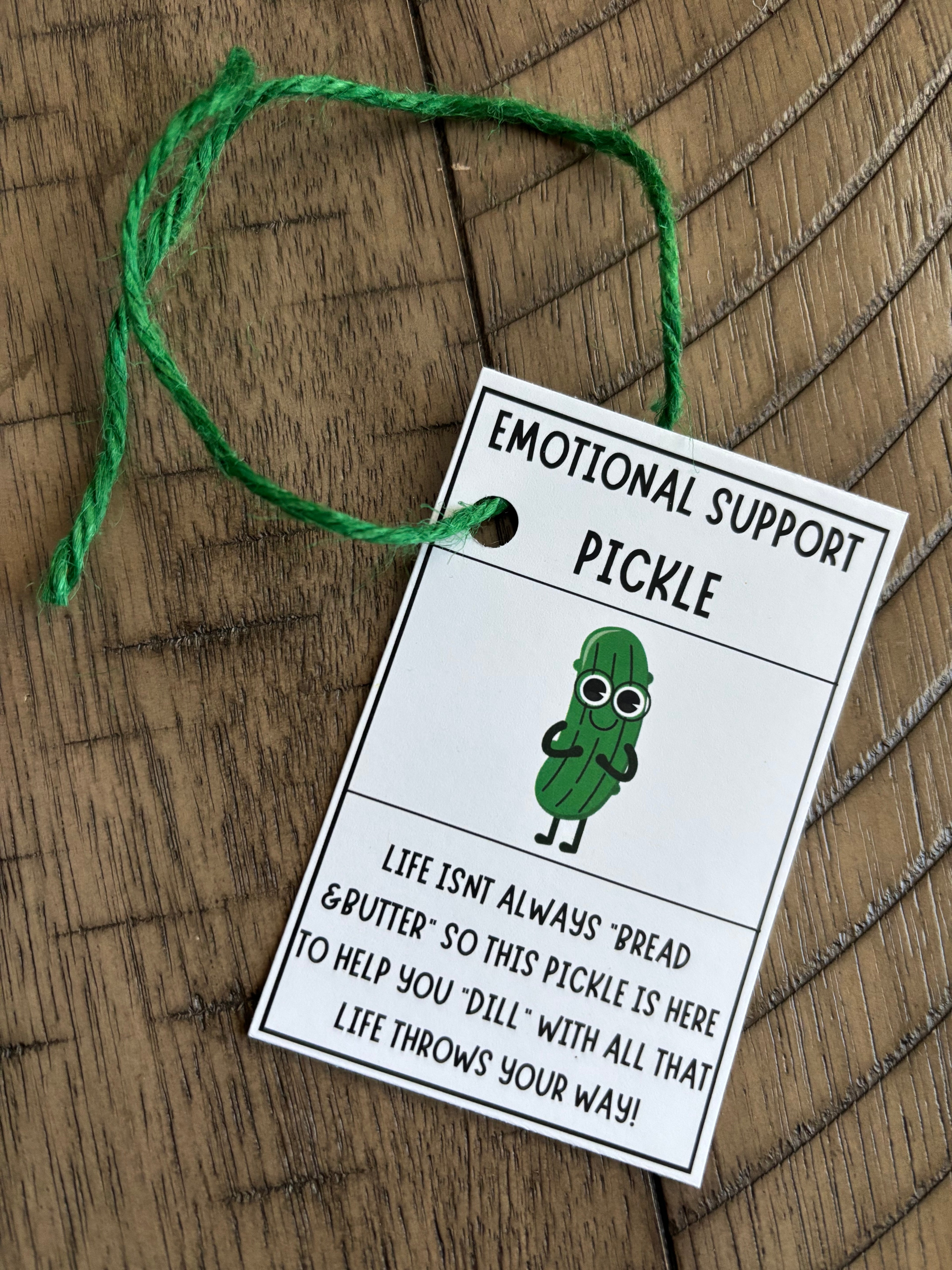 DIY Crochet kit - Emotional support pickle